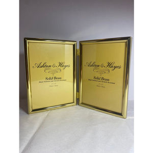 Vintage Solid Brass Picture Frame - Ashton & Hayes